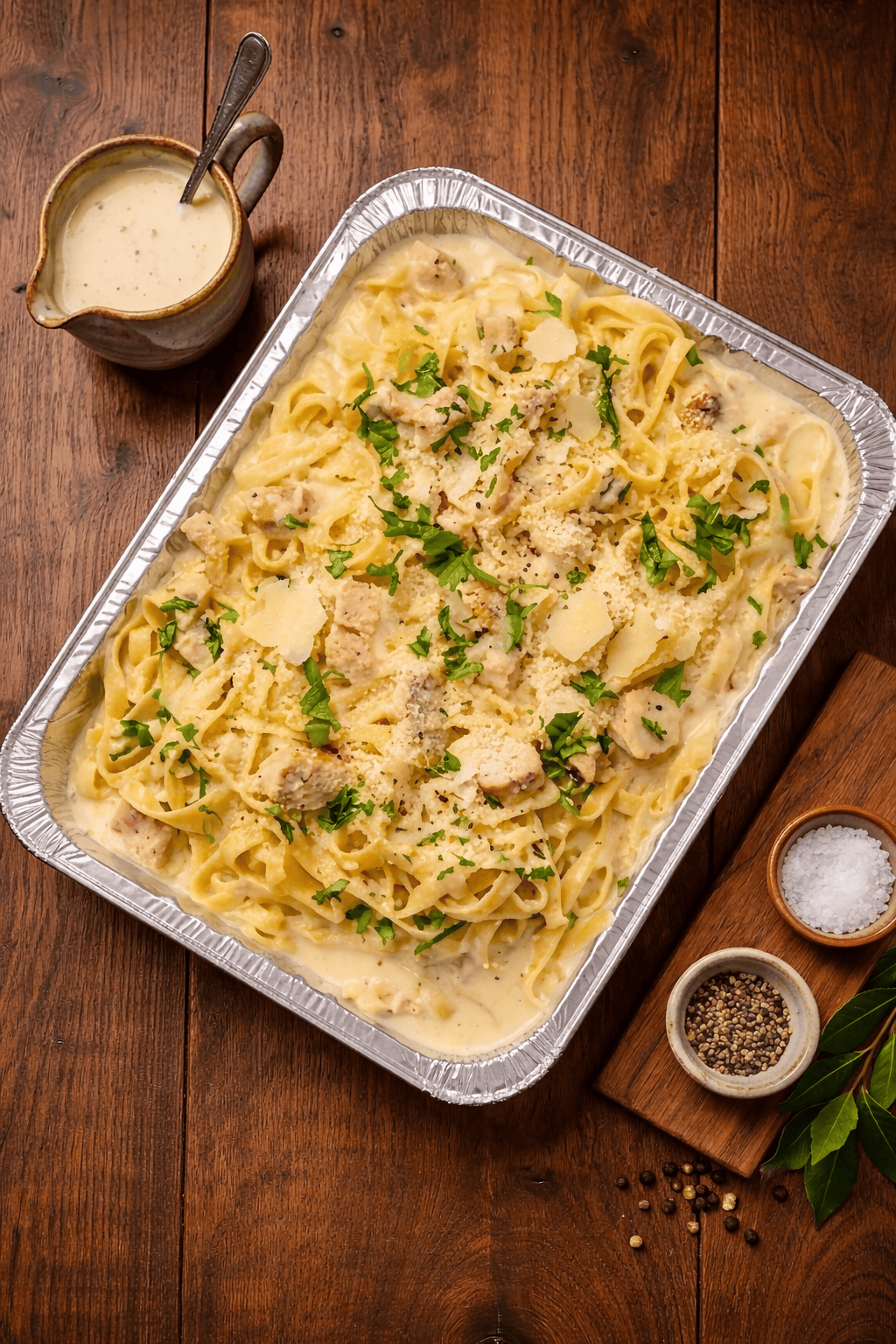 Italian pasta trays from Pizza Sauce Timonium with homemade sauces and fresh pasta for catering in Timonium, Hunt Valley, and Cockeysville