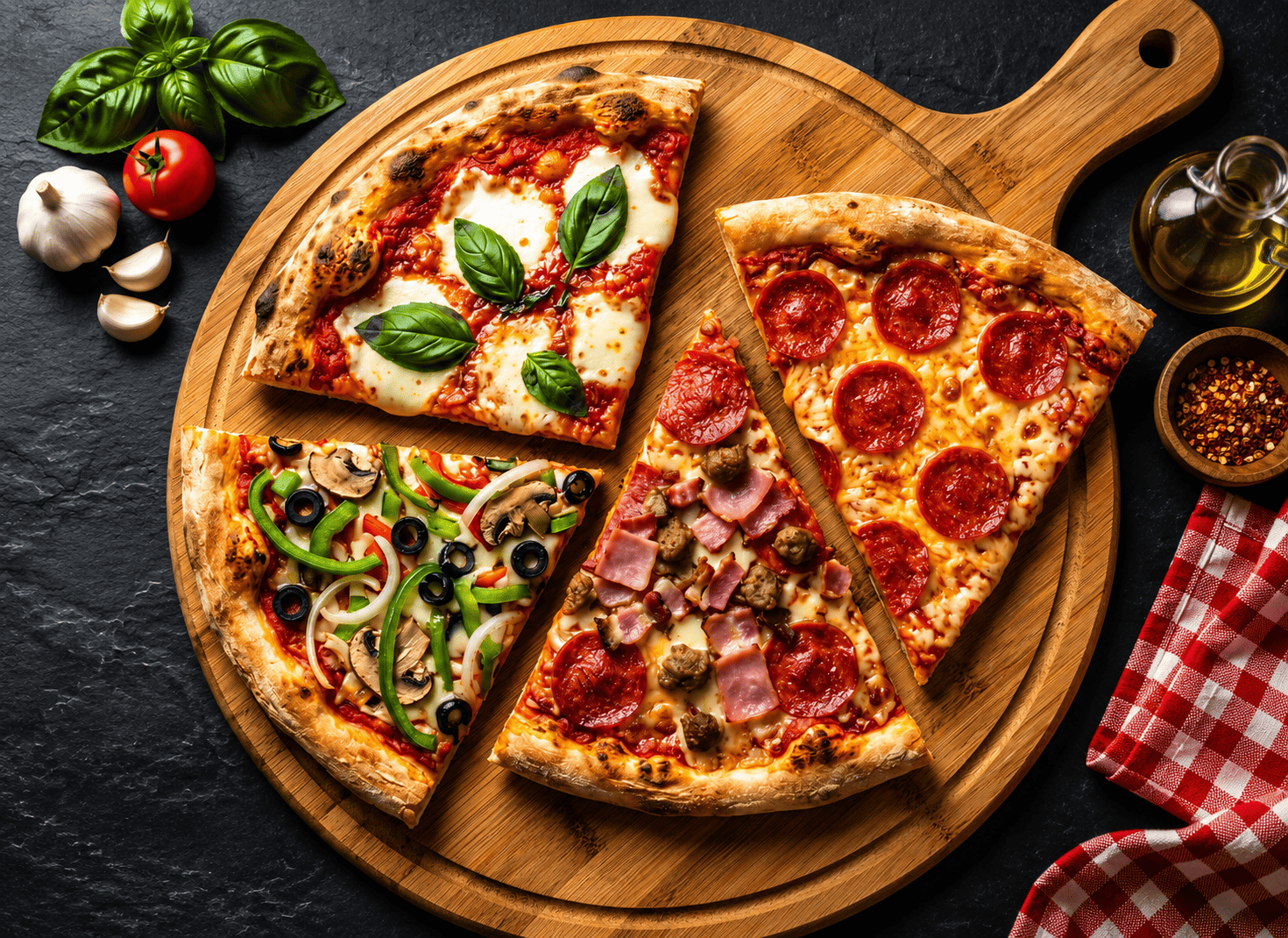 Signature pizza catering from Pizza Sauce Rosedale serving Timonium, Towson, Cockeysville, and Hunt Valley with handcrafted specialty pizzas.