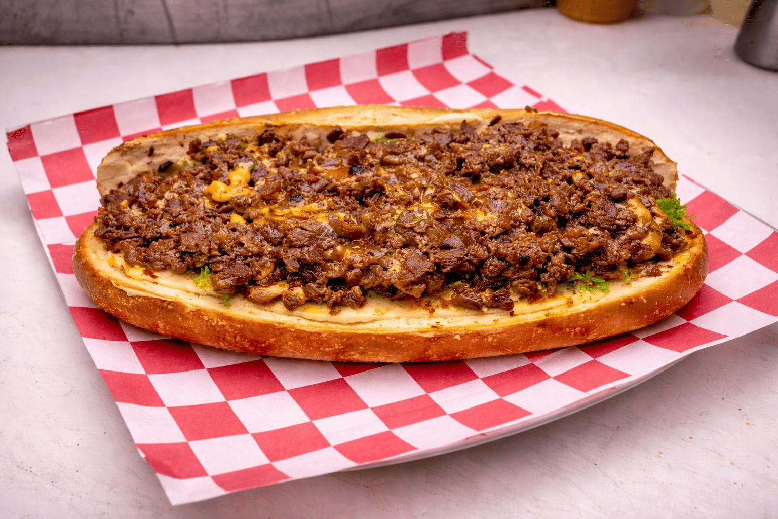 Loaded Cheesesteak Sub from Pizza Sauce Rosedale popular in Towson, Cockeysville and Timonium Maryland.